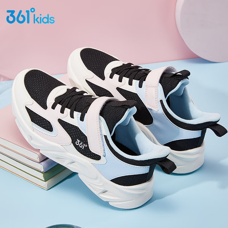 361°童鞋女童运动鞋儿童跑步鞋秋冬新款网面透气中大童休闲鞋女童