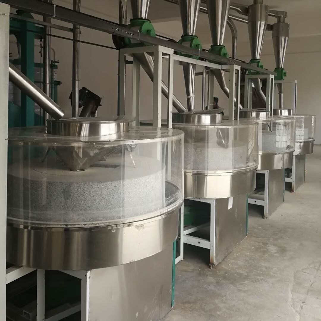 创京懿选大型商用小麦磨面机 石磨面粉机商用大型风运式小麦玉米五谷杂粮 其他型号定制