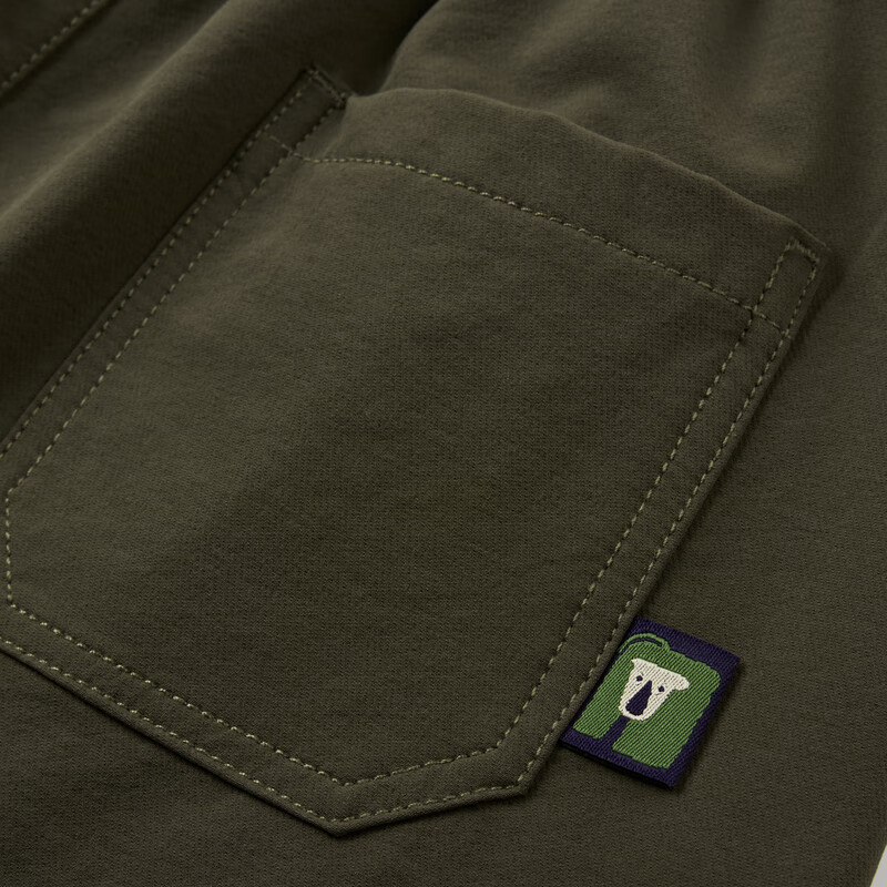 MQD【束脚裤】男大童户外露营工装休闲裤 军绿/藏青