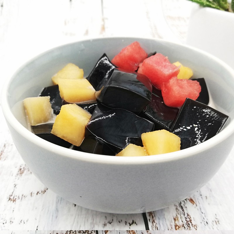 双钱广西梧州双钱牌龟苓膏粉原味300g黑凉粉凉粉草做冷饮品2023年新货