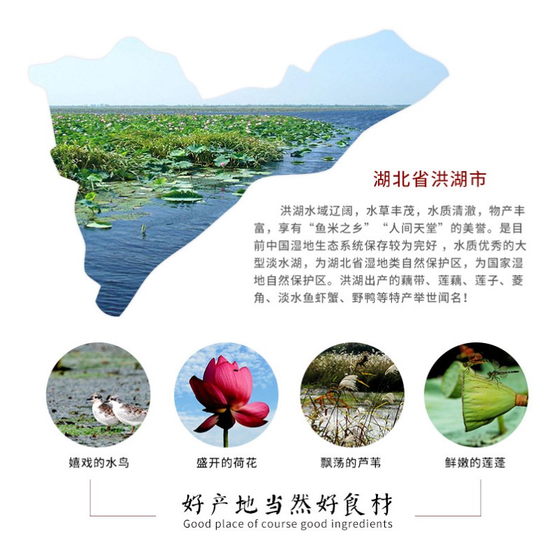 洪湖农家【甄选】洪湖粉藕汤 单包600g 莲藕 湖北特产 莲藕汤半成品菜