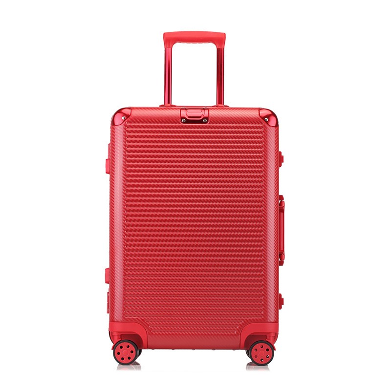 礼想之光(dreamgift)商务铝框拉杆箱登机旅行箱dg821 红色 20寸