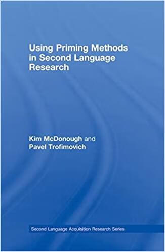 预订 using priming methods in second language research