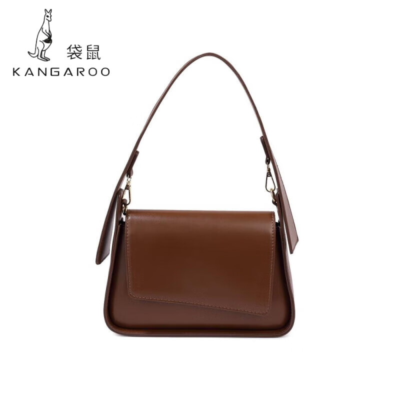 袋鼠(kangaroo)品牌轻奢购春夏2024新款复古小众女包包时尚百搭妇女节