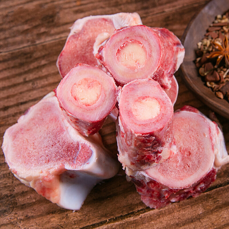 伯贤 牦牛筒骨牛棒骨段 牛腿骨牛棒子骨 新鲜牛骨头熬汤煲汤 5斤装