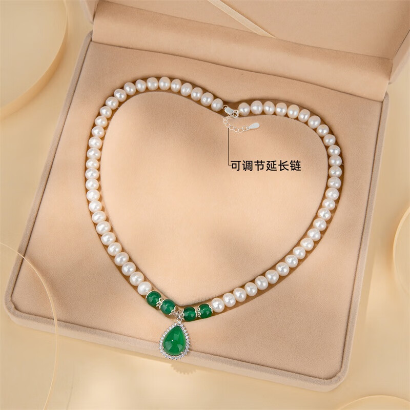 珠佩丽母亲节礼物实用送妈妈高档项链珍珠款女颈链轻奢老人首饰妈妈