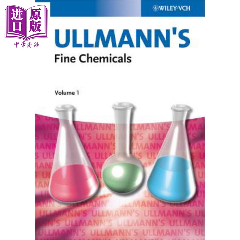 厄尔曼精细化学品 3卷集 UllmannS Fine Chemicals 3V Set 英文原版 Wiley-VCH Wiley