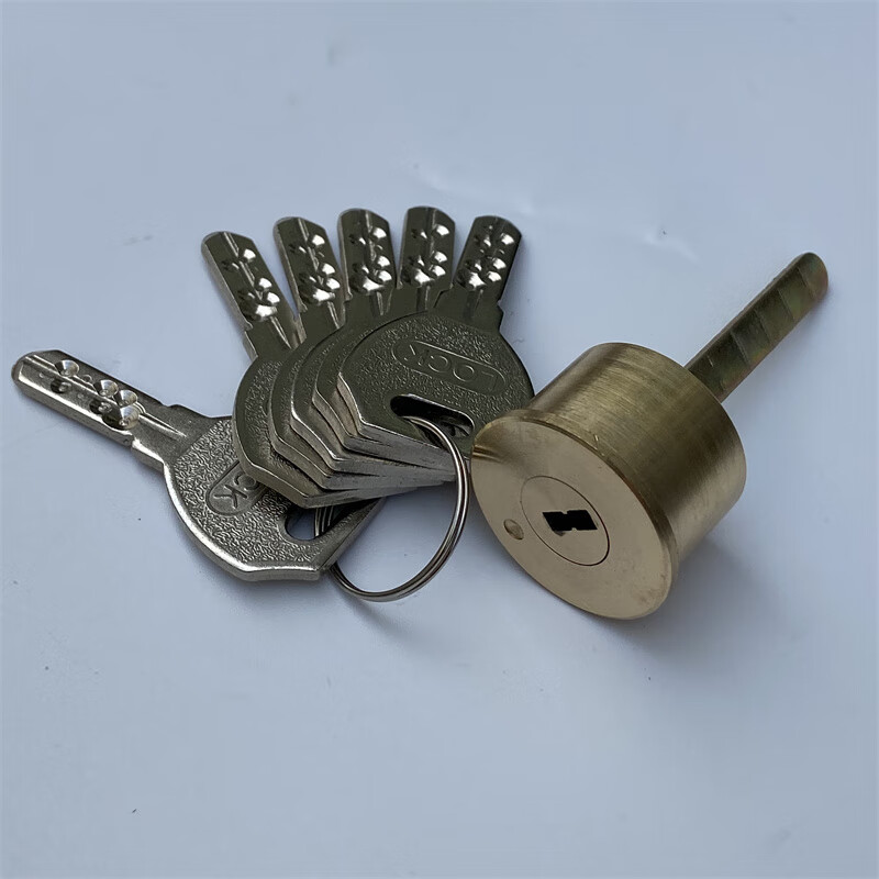 扑哩扑剌外装门锁芯 9219单头锁芯 铁皮门地下室门锁锁芯 实力通用型