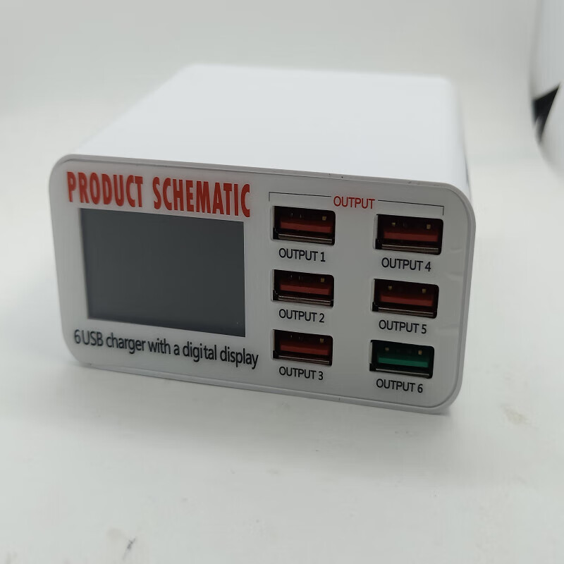 手机维修配件usb充电电压检测器usb电流电压检测仪移动电源测试仪 6个