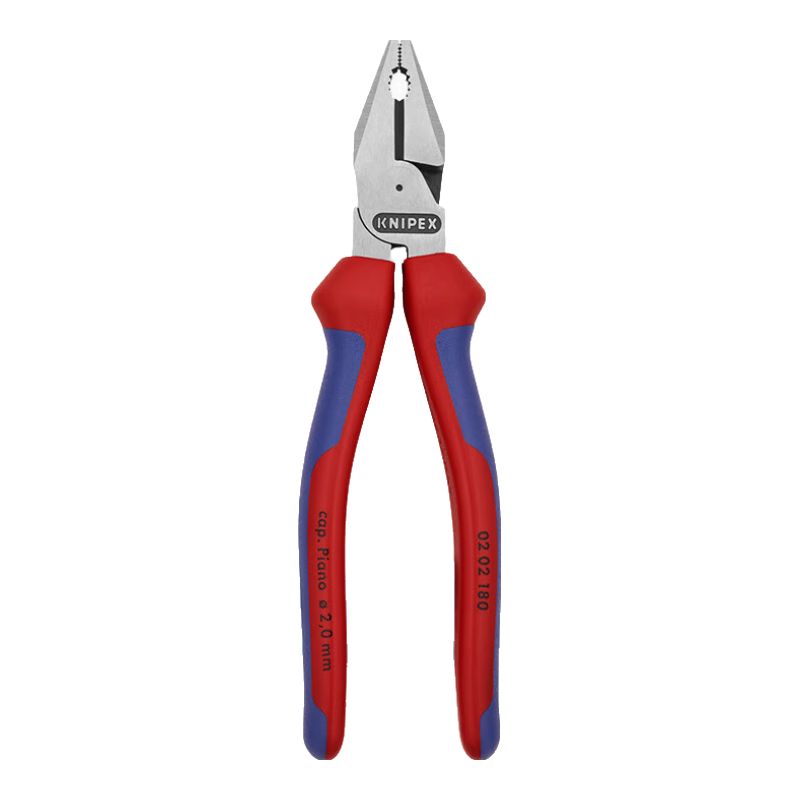 �����ɿˣ�KNIPEX��02 02 180 180mmʡ���͸�˿ǯ�ϻ�ǯ7�繤ҵ���๦�ܶ���ƽ��ǯ 235.6Ԫ(������)