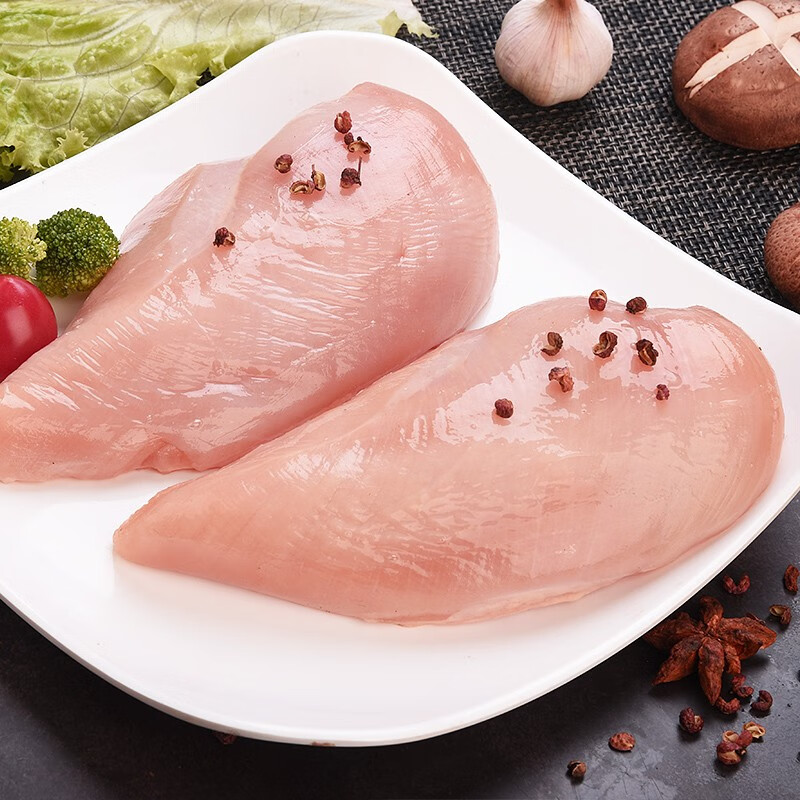 果鲜岛鸡肉生鲜 鸡翅根 鸡系列产品新鲜冷冻 鸡胸肉2斤