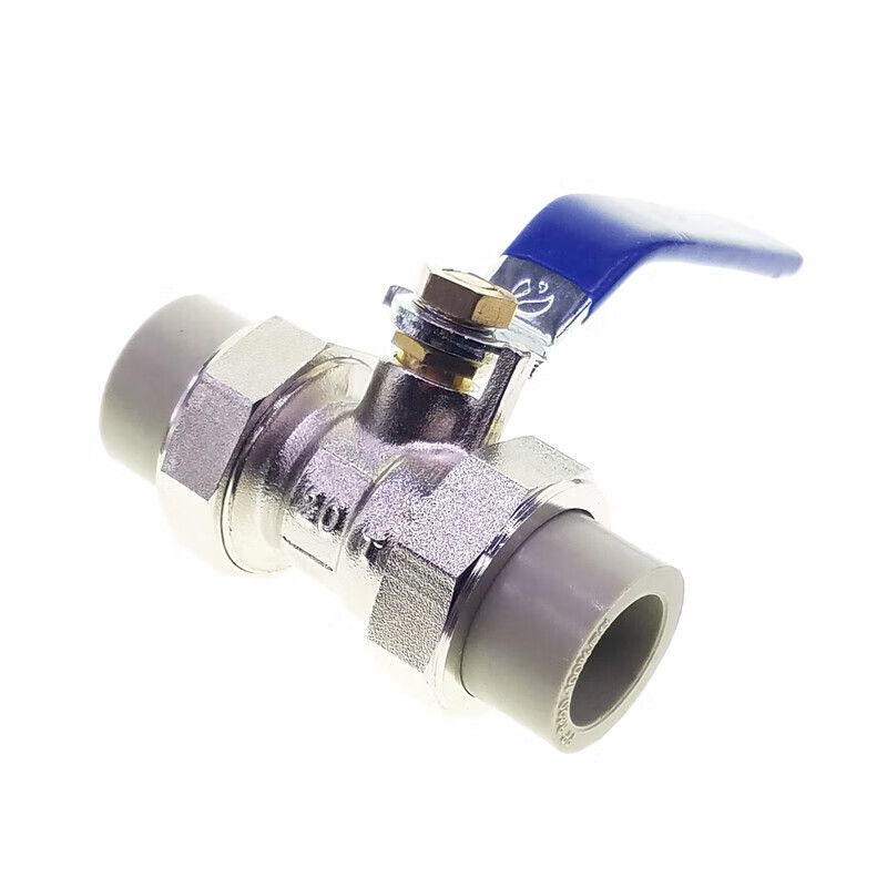 扑哩扑剌阀门ppr阀门20253240ppr双活接铜球阀4分6分双活接阀门 双活