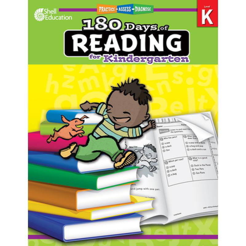 预订 180 Days of Reading for Kindergarten : Pract...