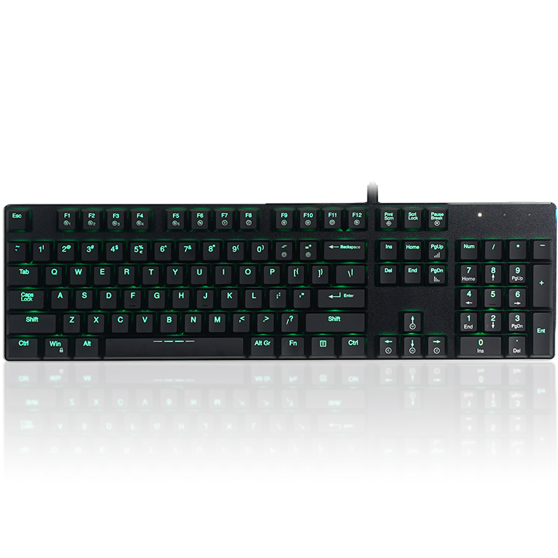 perixx佩锐 pb328 有线背光发光键盘 可自定义宏功能 机械茶轴游戏