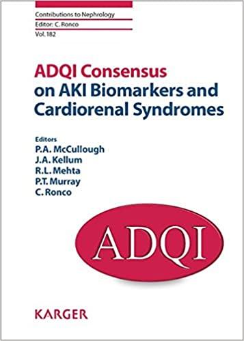 预订ADQI Consensus on AKI Biomarkers and Cardiorenal