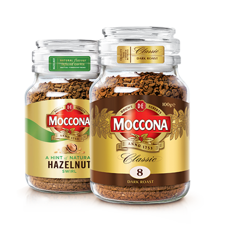 摩可纳Moccona进口纯咖啡粉，经典冻干速溶黑咖啡深度烘焙+榛果风味组合装价格历史走势和销量趋势分析