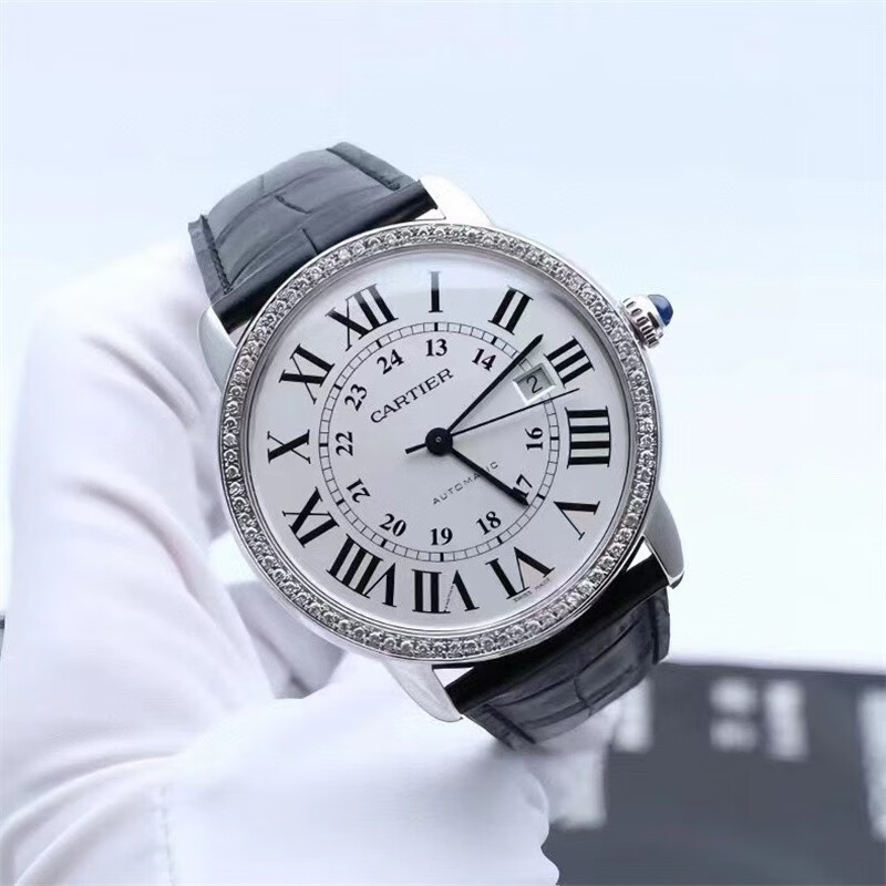 【二手99新】卡地亚手表 伦敦solo系列自动机械男腕表 石英女表 后