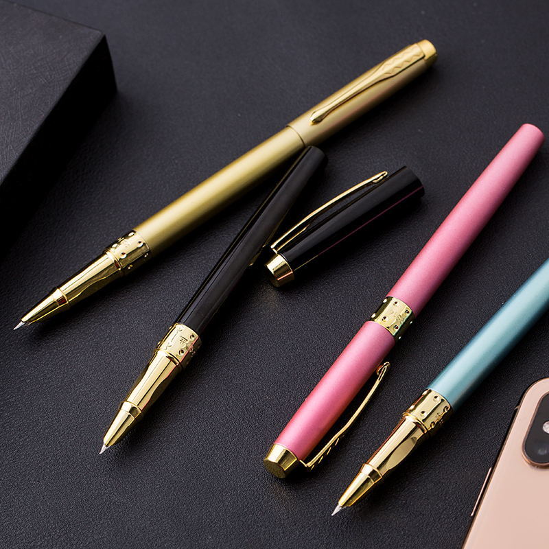 【现货现发】钢笔中小学男女学生书法练字用成人办公礼盒套装 雅典白 单支钢笔