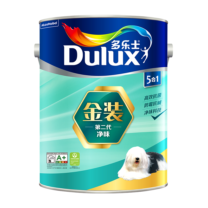 Dulux 多乐士 A8151 净味5合1墙面漆 5L 基础款