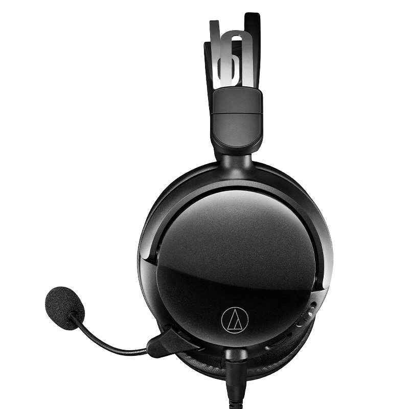 铁三角 ATH-GL3 有线耳机耳麦 头戴式耳机 电竞游戏耳机 吃鸡耳机 轻量化伸缩头梁 黑色