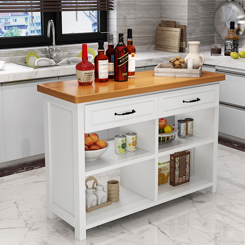 缦宛木 做饭桌子切菜桌桌子厨房操作桌子多功能切菜台家用操作台简易