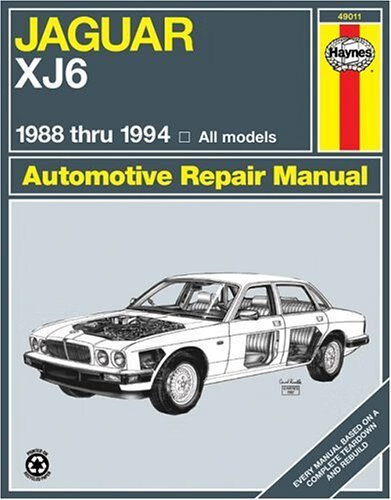 预订 Jaguar XJ6, Vanden Plas & Sovereign (1988-1994) Haynes Repair Manual (USA)