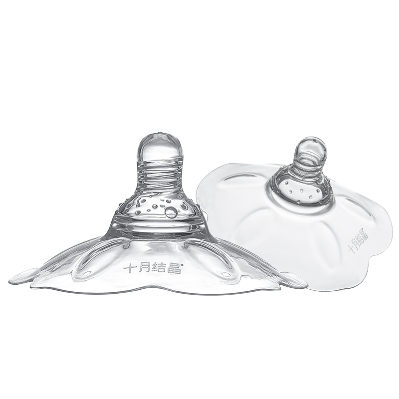 十月結(jié)晶乳頭保護(hù)罩乳盾新生兒嬰兒哺乳輔助吸奶器乳頭貼喂奶仿母乳奶盾 乳頭保護(hù)罩【兩只】L碼