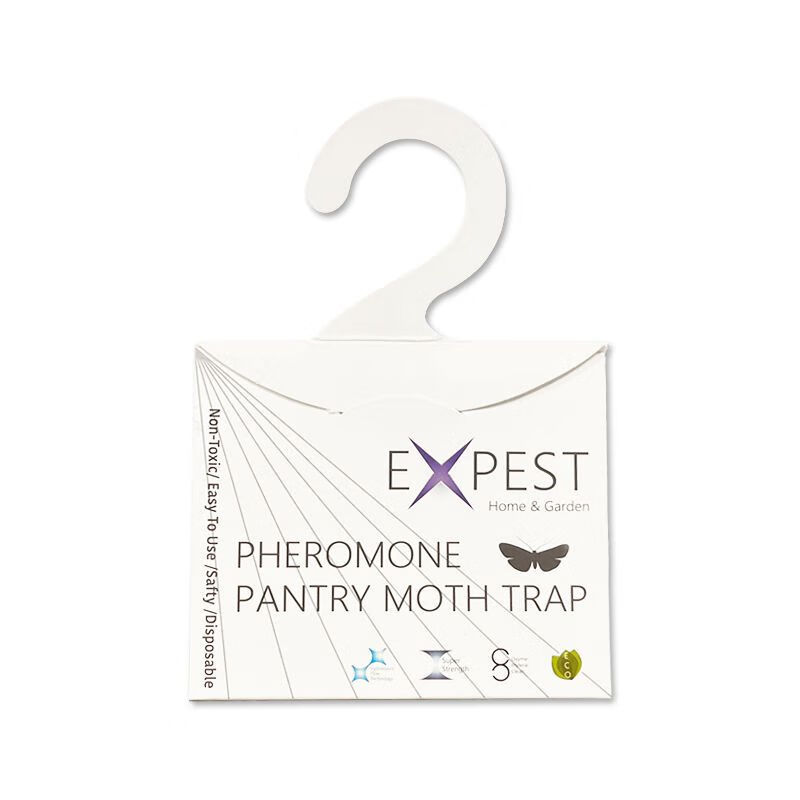 艾克派斯expest米蛾诱捕器家用飞蛾米面蛾子灭飞蛾神器 1包2片试用装