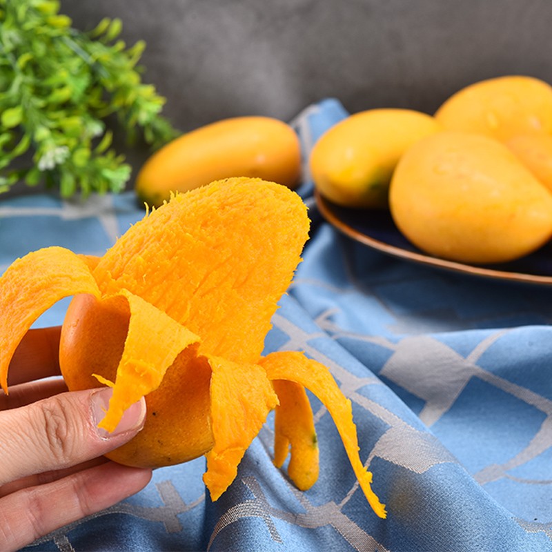 宜果生鲜 芒果 小台农芒果 芒果 水果 收到催熟 3斤装（净重2.7斤多）