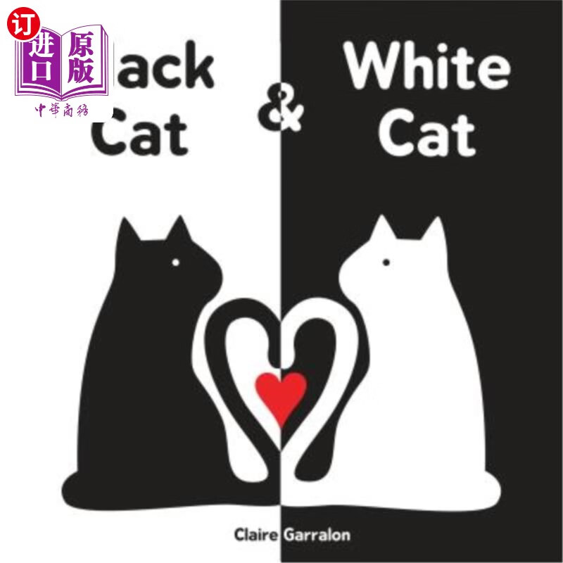 海外直订black cat & white cat 黑猫和白猫