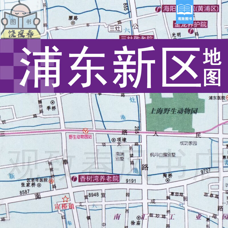 2021上海市浦东新区地图浦东区地图上海