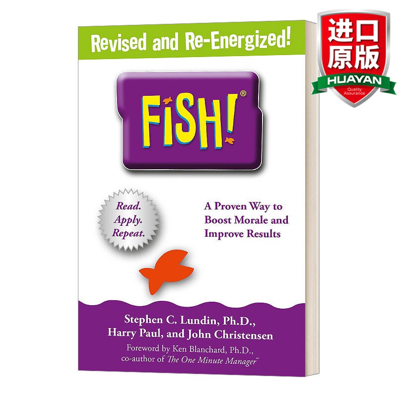 Fish! A remarkable way to boost morale and improve results 英文原版 鱼 一种激发工作热情的好方法 英文版 进口英语原版书籍