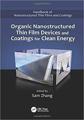 预订organic nanostructured thin film devices and coa