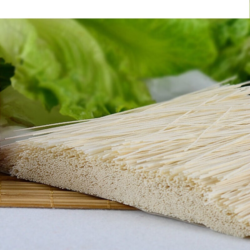 虎钢馋四川特产中江手工空心挂面特细面线儿童面孕妇月子面两斤 特细