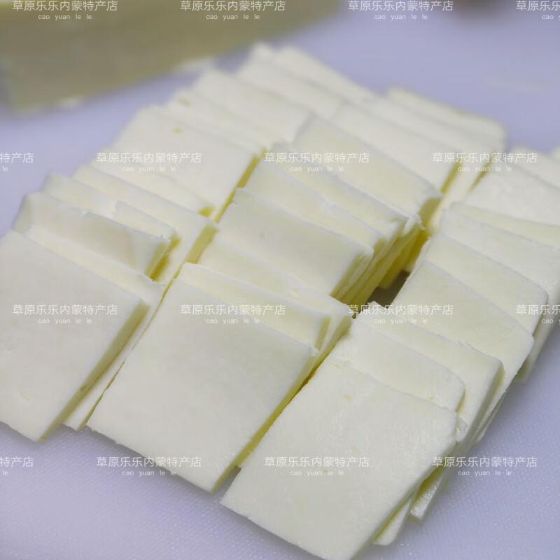 食怀锡盟特产宝格都芝士奶豆腐生牛乳制作健康奶酪零食 甜味芝士奶豆腐600g*1袋