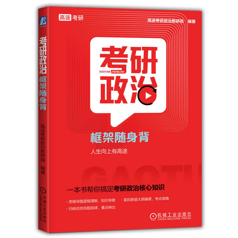 考研政治框架随身背详情图