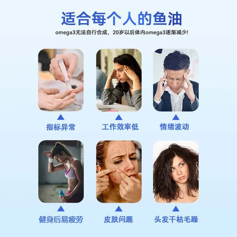 HAIM小纯益EPA99%高纯度鱼油Omega3深海鱼油软胶囊辅助降血脂 60粒 小纯益EPA