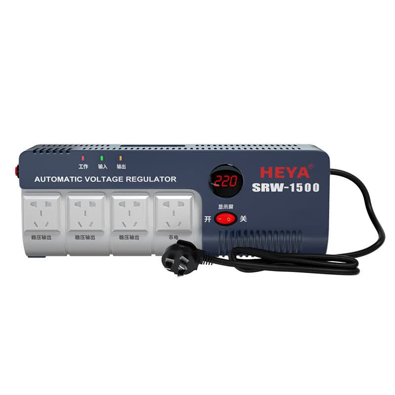 仁聚益单相交流稳压电源1500w式稳压器220v电脑电视稳压器 srw-1500w