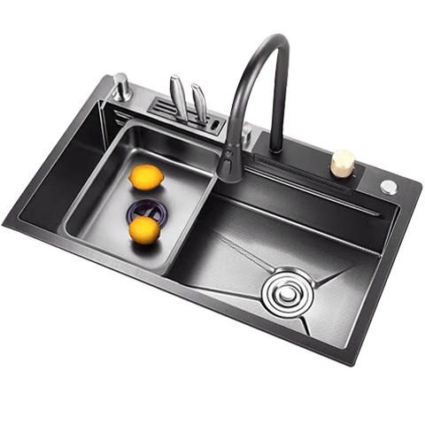 ���ڲ�����JOMOW4MM�Ӻ����304����ֳ���ˮ�۴󵥲۷����ٲ�����ϴ����һ���� ��4.0ѹ�ƺڡ����굶��/�ػ��ײ� 68*45