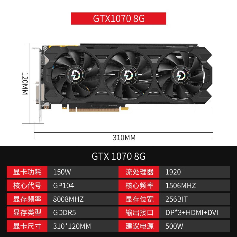 显卡磐镭GTX1070显卡评测哪款值得买,来看看图文评测！