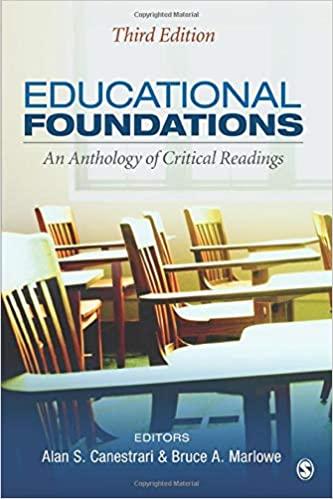 预订 educational foundations: an anthology of critical readings