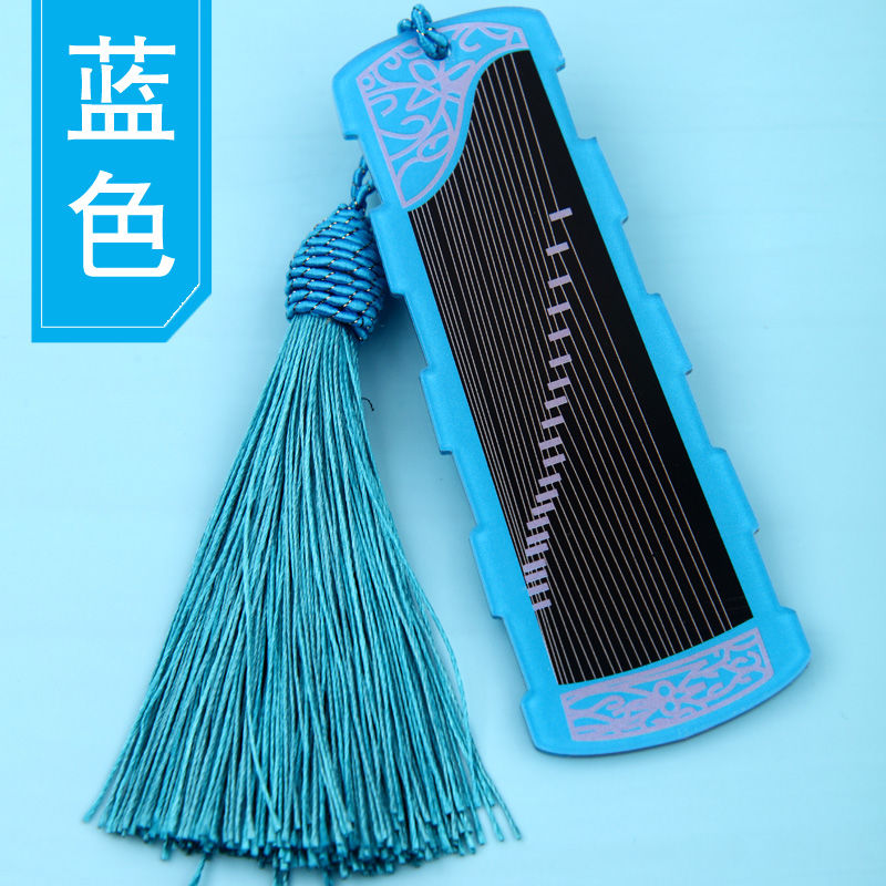 古箏指甲收納板古箏指甲纏繞卡收納盒古箏配件四色可選 藍(lán)色 1個(gè)