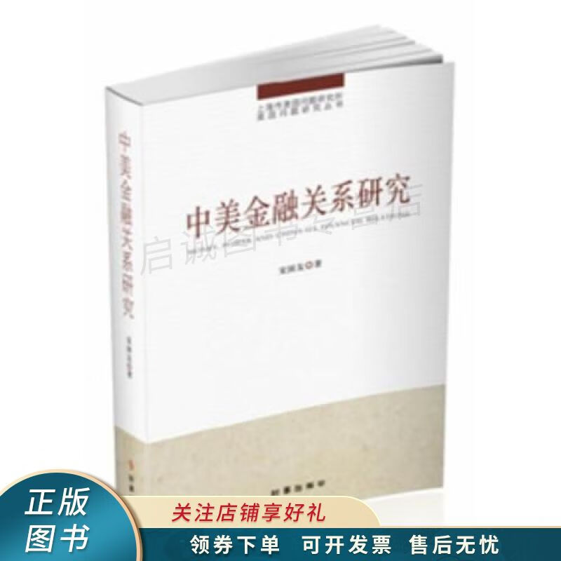中美金融关系研究 宋国友【稀缺图书,放心购买】