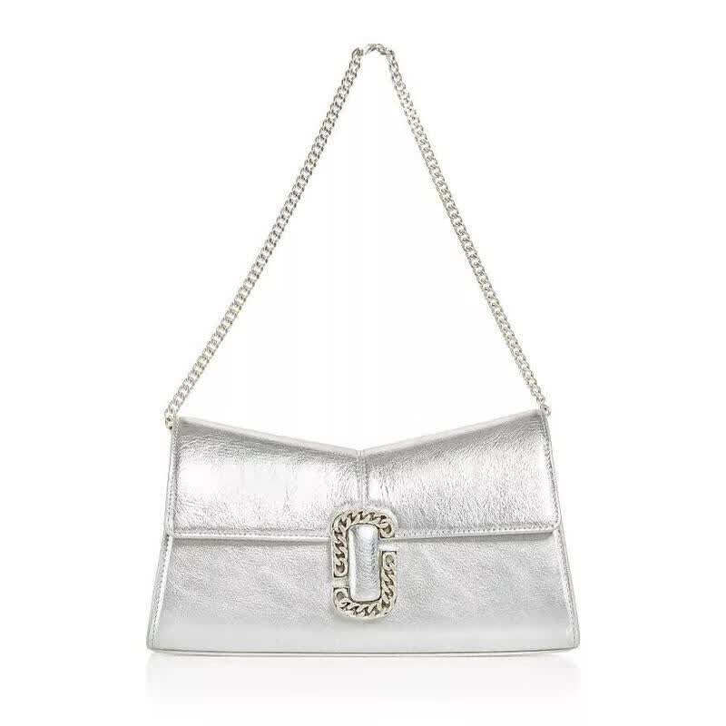 marc 时尚简约精致斜挎包日常通勤 silver/brushed silver