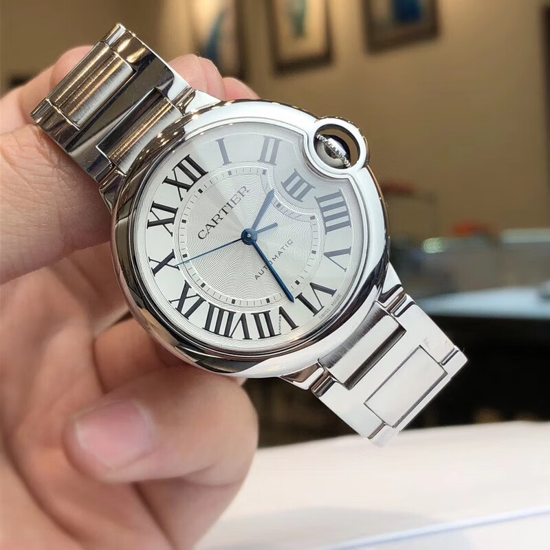 【二手95新】卡地亚手表 cartier蓝气球系列 自动机械男表 石英女表
