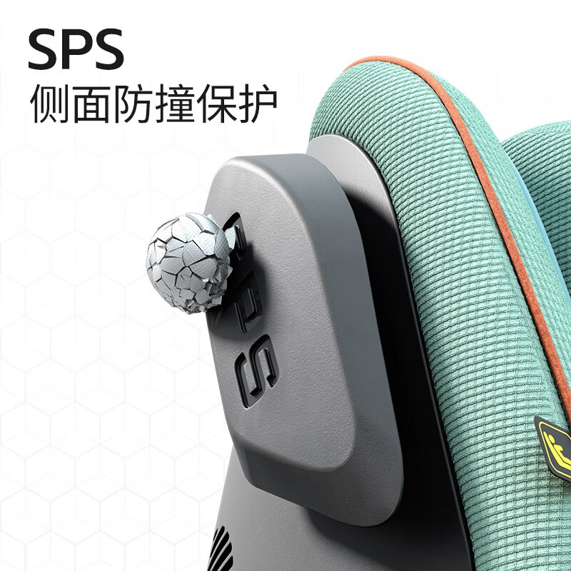 nadoO6儿童安全座椅汽车用0-4-7岁婴儿安全座椅360度旋转车载宝宝座椅 椰子灰lite