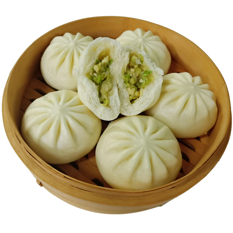 回鄉(xiāng)齋清真韭菜雞蛋包子茴香速食早餐半成品素菜白菜豆腐粉條包子速凍 西葫蘆雞蛋包4袋（共32個）
