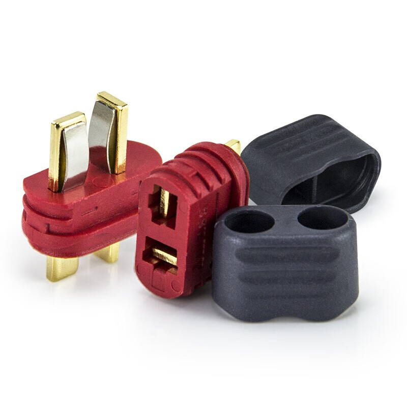 汇君 t型插头对接插座am1015e 带线t形电源连接器公母头接插件线带线