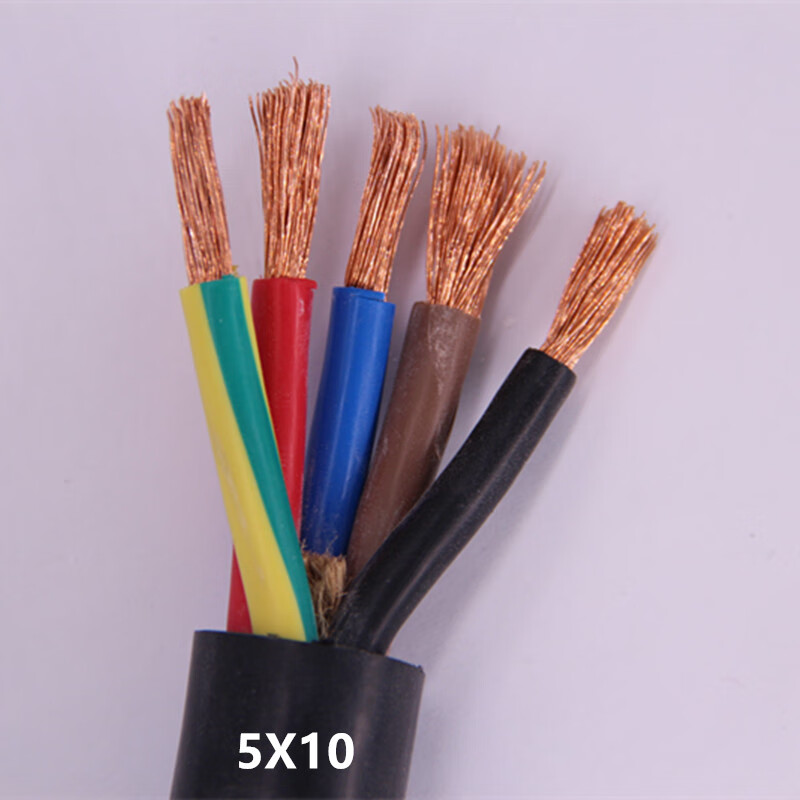 爱贝动听ycw yc2 3 4 5芯10 16 25 35平方铜芯橡胶护套耐磨软电缆 2