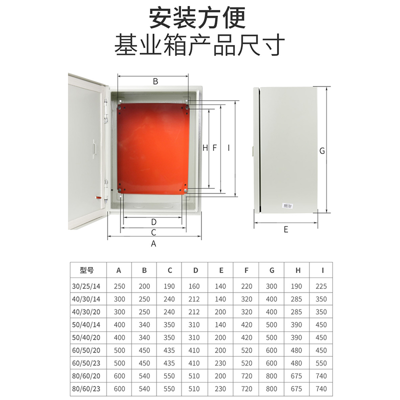 仁聚益室内配电箱家用暗装基业箱电表箱电控箱控制箱动力柜jxf1.